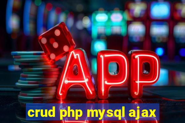 crud php mysql ajax